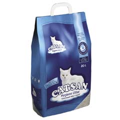 The revolutionary new hygiene litter. White granules have been specially developed to start work imm