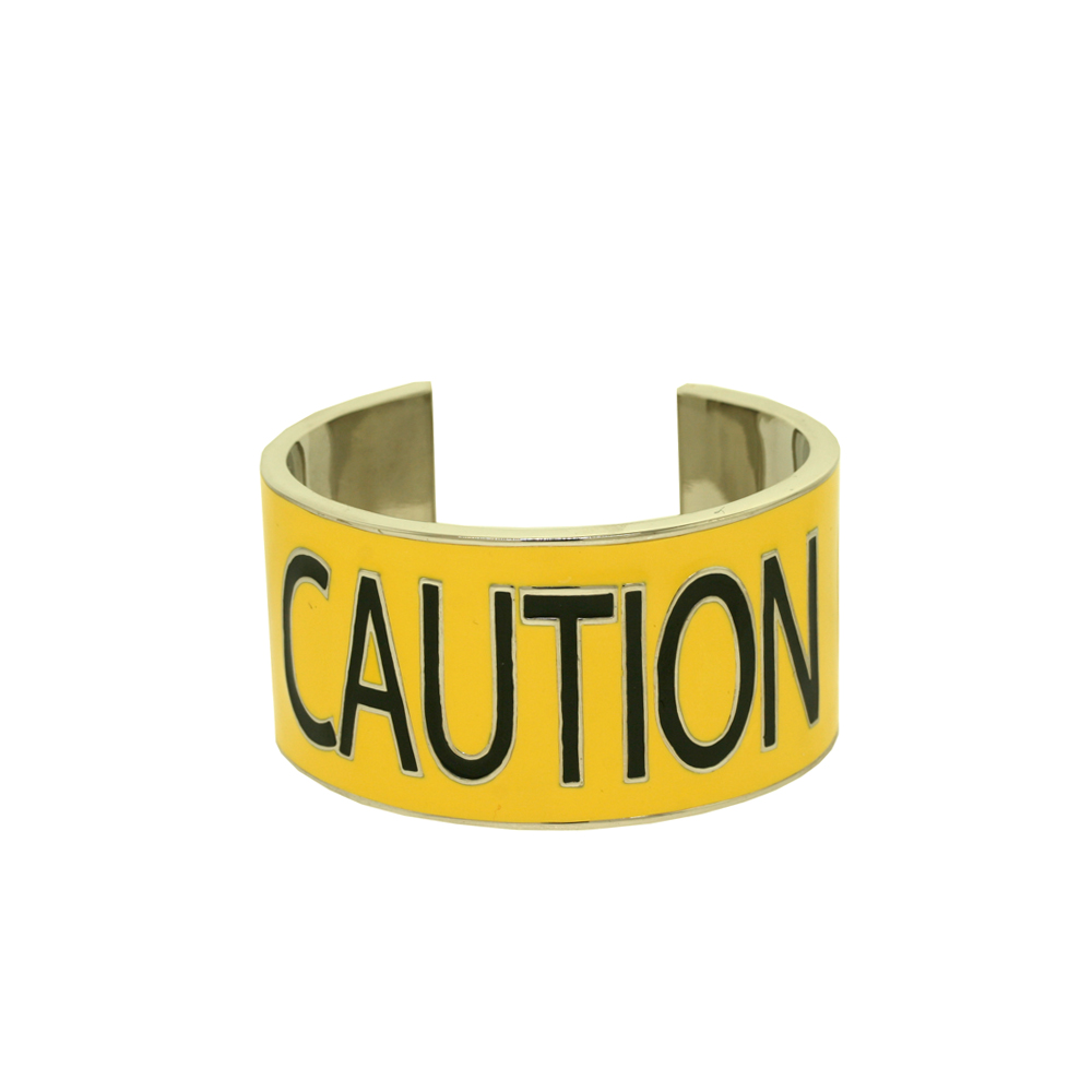 Unbranded Caution Cuff- Yellow