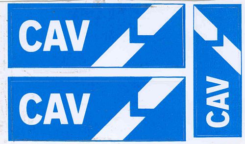 Cav 3 Stickers (13cm x 8cm)