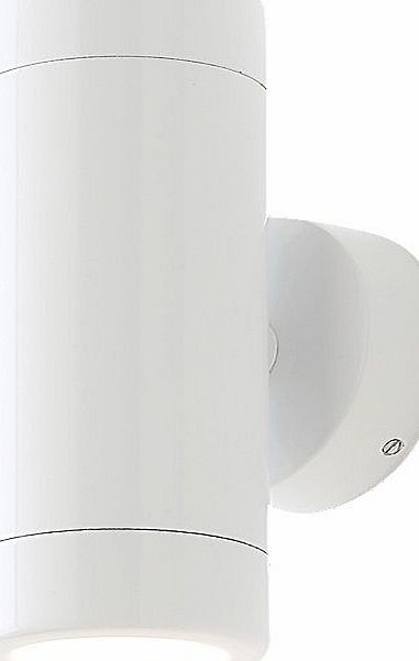 Unbranded Cave Gloss White Wall Light 2 x 35W 54021