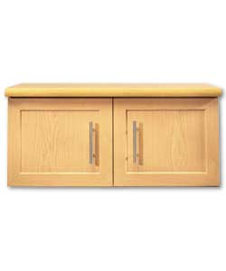 Cavendish 2 Door Wall Cupboard - Oak Effect