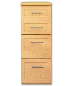 Cavendish 4 Drawer Filer - Oak Effect
