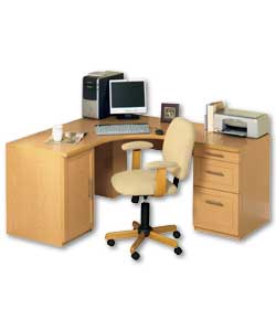 Cavendish Corner Desk - Oak Effect