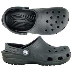 A popular style from Crocs®. This cool, lightweight style has a slip resistant, non-marking sole