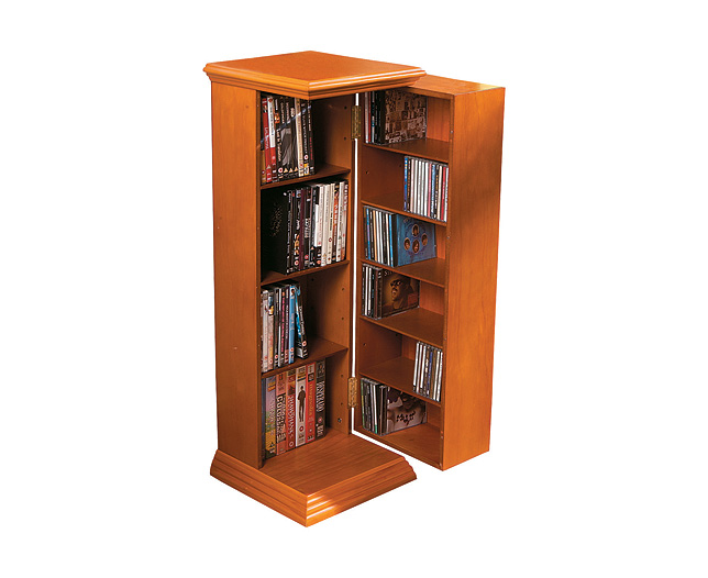 Store over 300 CDs in just 13` of floor space. The smart way to store a large collection of CDs, DVD
