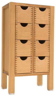 A beautiful piece of contemporary furniture with outstanding craftsmanship. An unobtrusive and