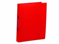 Premium polypropylene 2 ring binder.Frosted coloursWith label holder on spine (label size 2.3x6mm)