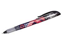 A quality liquid ink rollerball pen with a sophisticated ink flow mechanism that ensures an excellen