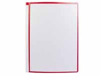 Unbranded CE easy view red polypropylene display book with