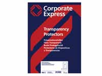 Unbranded CE OHP A4 transparency film frame protectors,