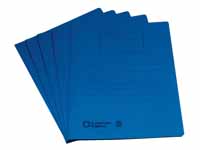 Unbranded CE Portfolio A4 three flap blue folder, PACK of 25