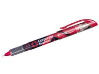 Unbranded CE red liquid ink rollerball pen with 0.4mm line