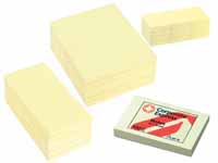 Unbranded CE yellow sticky notes, 127 x 76mm, 100 sheets