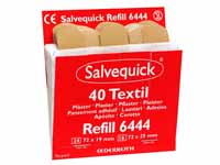 Forty piece plaster refill for use with Cederroth plaster dispenser.Dispenser available to order sep