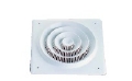 4W flush-fitting speaker for false ceiling systems. White plastic shaped diffuser grille  100V line