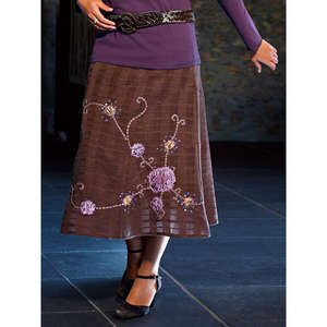 Unbranded Celaia Embroidered Skirt