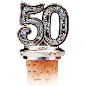 Unbranded Celebration 50th Bottle Stopper