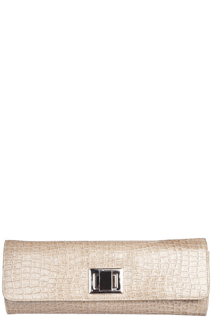 Unbranded Celeste croc effect clutch