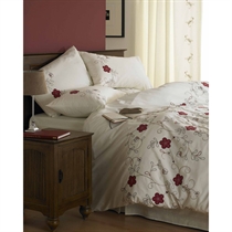 Unbranded Celeste Red Quilt Cover Set Double