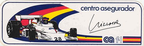 Centro Asegurador Williams Sticker (15cm x 5cm)