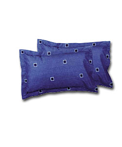Century Oxford Pillowcase Blue