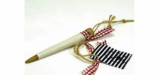 Dibber with glaze finish. Frostproof. 14 x 2.5cm approximately. British craft supplier from Caroline Nash Provides a delightful gift