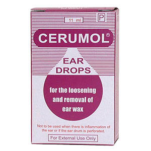 To loosen and aid the removal of wax in the ear.