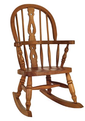 CHAIR CHILDS FIDDLE ROCKER