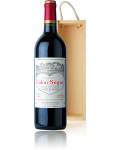 Unbranded Chandacirc;teau Calon-Sandeacute;gur 2000 Wooden-boxed single bottle Gift Pack (75cl)