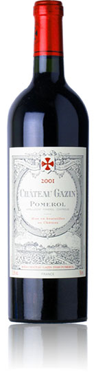 Unbranded Chandacirc;teau Gazin 2001 Pomerol (75cl)