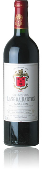 Unbranded Chandacirc;teau Langoa-Barton 2001 St Julien, 3andegrave;me Cru Classandeacute; (75cl)
