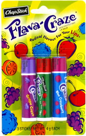 Chapstick Flavacraze 3 sticks