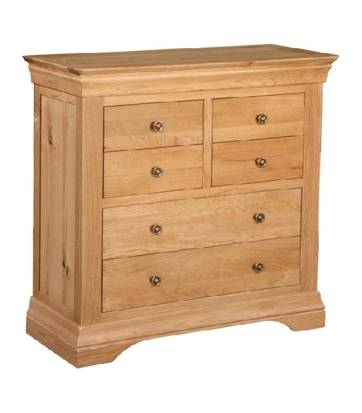 Unbranded Charente Oak 4 2 Chest of Drawers