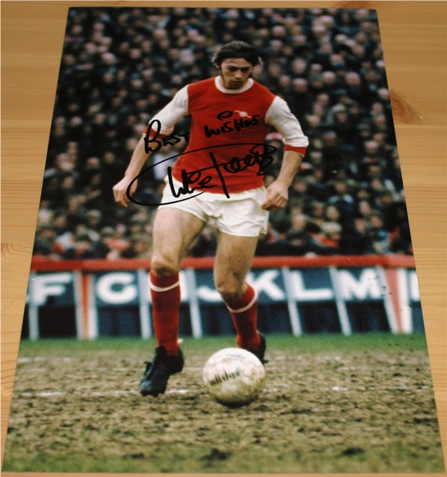 CHARLIE GEORGE SIGNED 12 x 8 INCH COLOUR