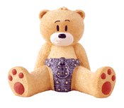 Chas Figurine Bad Taste Bear