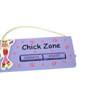 Chat Girl Plaque: Lilac