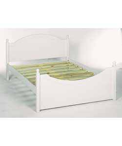 Chateau 2 Drawer Double Bed Frame - White