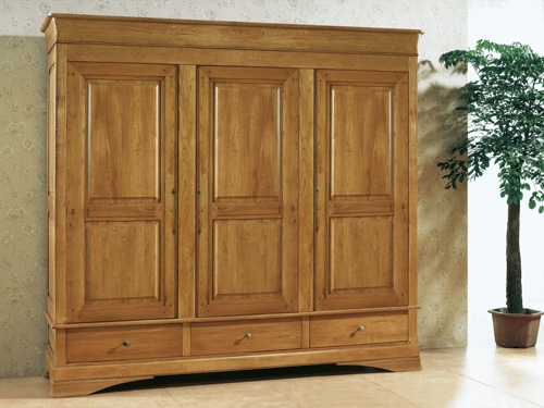 Unbranded Chateau Oak Triple Wardrobe