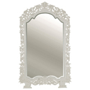Chateau white painted ornate French mirror