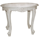 Chateau white painted round coffee table furniture