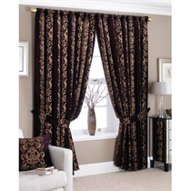 Unbranded Chatham Aubergine Lined Curtains 168x137cm