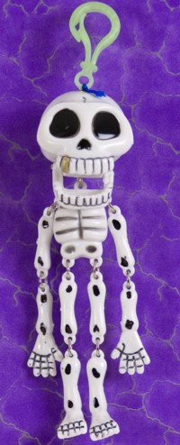 Unbranded Chattering Skeleton Keyring