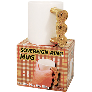 Unbranded Chav Mug - Sovereign Ring Coffee Cup