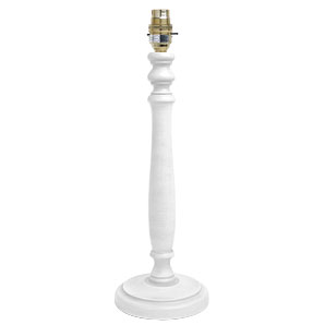 Cheadle Lamp Base- White- Large