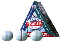 Checkerball Putting Aid Balls (3 pack)