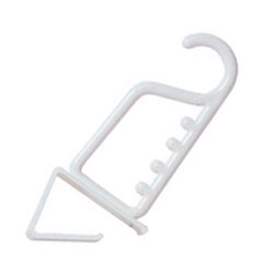 The overdoor hanger provides extra storage for laundry on hangers. Standard delivery charge of 
