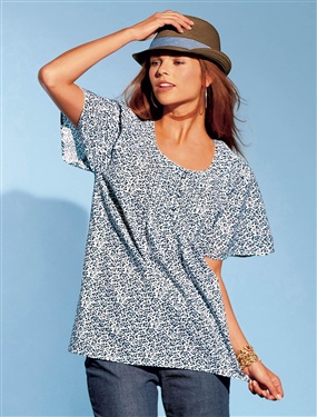 Unbranded Chemisier-blouse en voile pur coton, femme