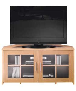 Unbranded Chequer Corner TV Unit - Beech