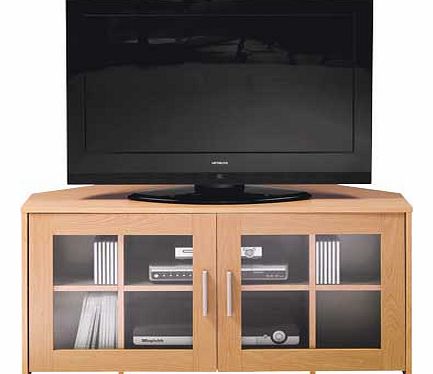 Unbranded Chequer TV Entertainment Unit - Beech Effect