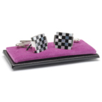 Unbranded Chequered Flag Cufflinks